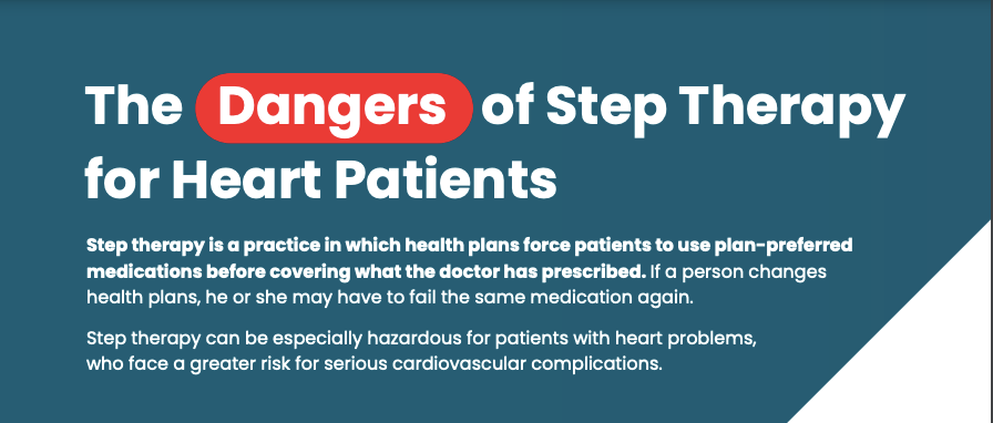 Dangers of Step Therapy for Heart Patients