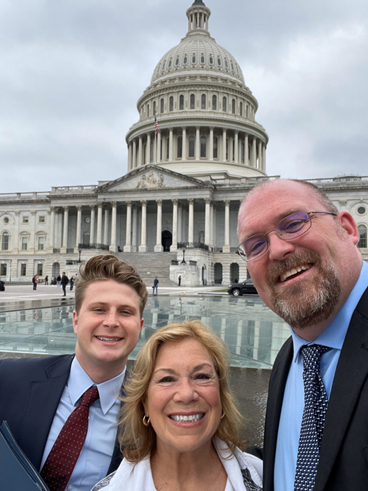 selfie of pach members at capitol hill